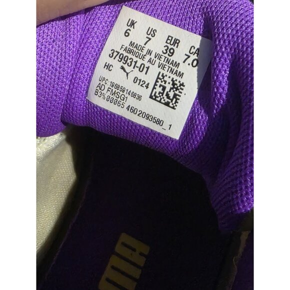 Puma LaMelo Ball MB.03 Spark Youth Size 7 379931-01 01 Of One Yellow Purple Read - Picture 9 of 9